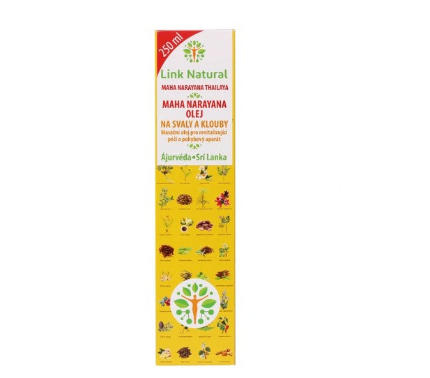 Maha Narayana masažo aliejus, Link Natural, 250ml