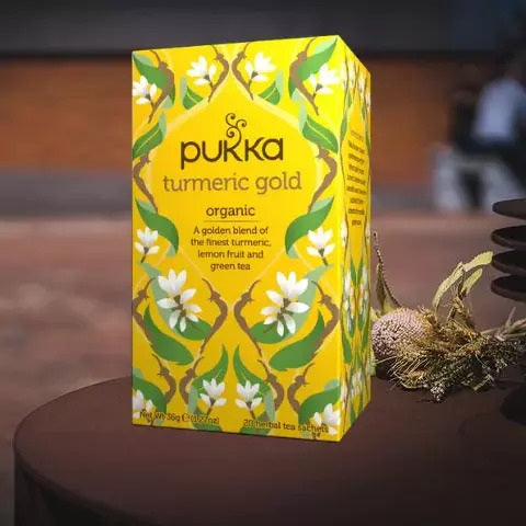 Ekologiška ciberžolių arbata Turmeric Gold