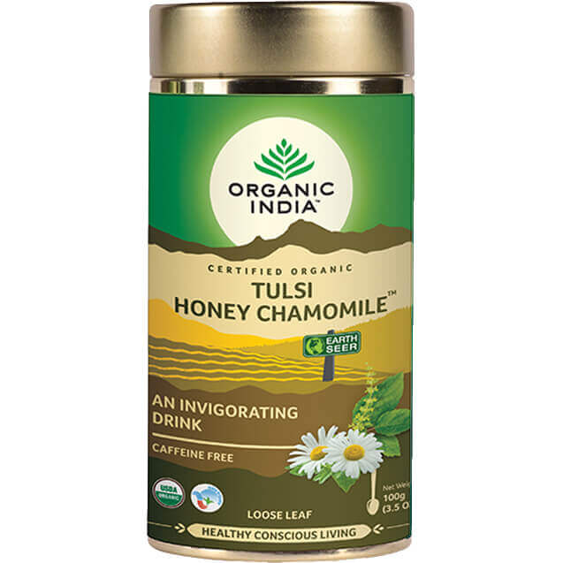 Medaus ir ramunėlių biri arbata Tulsi Honey Chamomile
