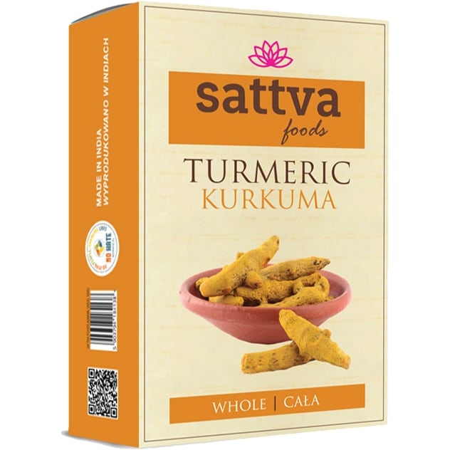 Nesmulkintos džiovintos ciberžolės šaknys, Sattva Ayurveda