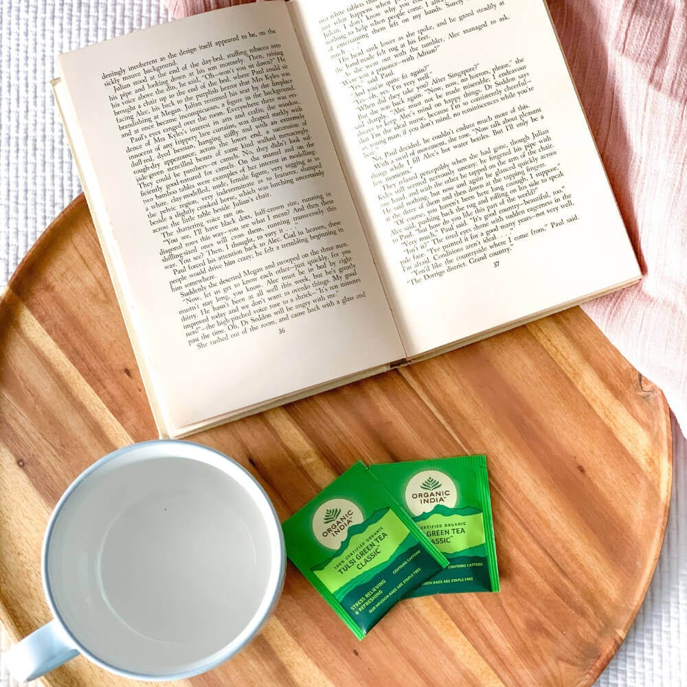 Ajurvedinė arbata Tulsi Green Tea Classic, 25 pakeliai