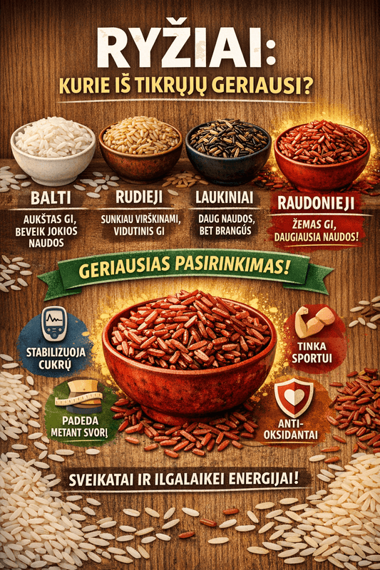 Ryžiai mūsų lėkštėje: kurie iš tikrųjų yra geriausi?