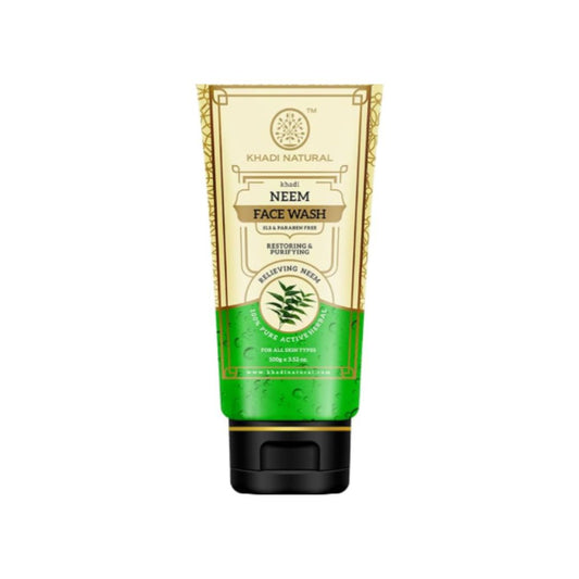 Veido prausiklis su nimbamedžiu, Khadi Natural, 100g