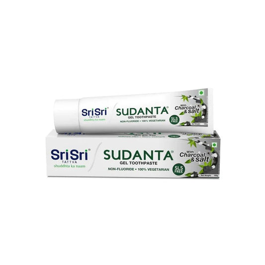 Sudanta gelinė dantų pasta su aktyvinta anglimi ir druska