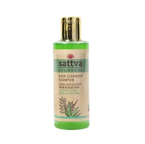 Šampūnas su nimbameddžiu ir aloe vera, Sattva Ayurveda, 210ml