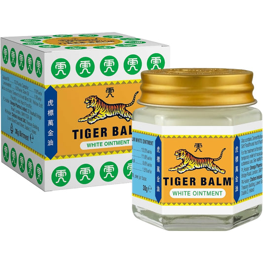 Tigro balzamas Tiger Balm, baltas